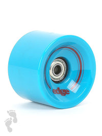 Edge Series Longboard Wheels Set of 4 70mm / 78A plus Bearings (Blue)