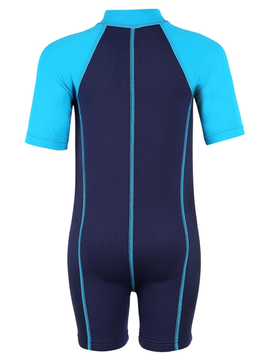 Lycra Arm Children's Wetsuit (Blue/Aqua)