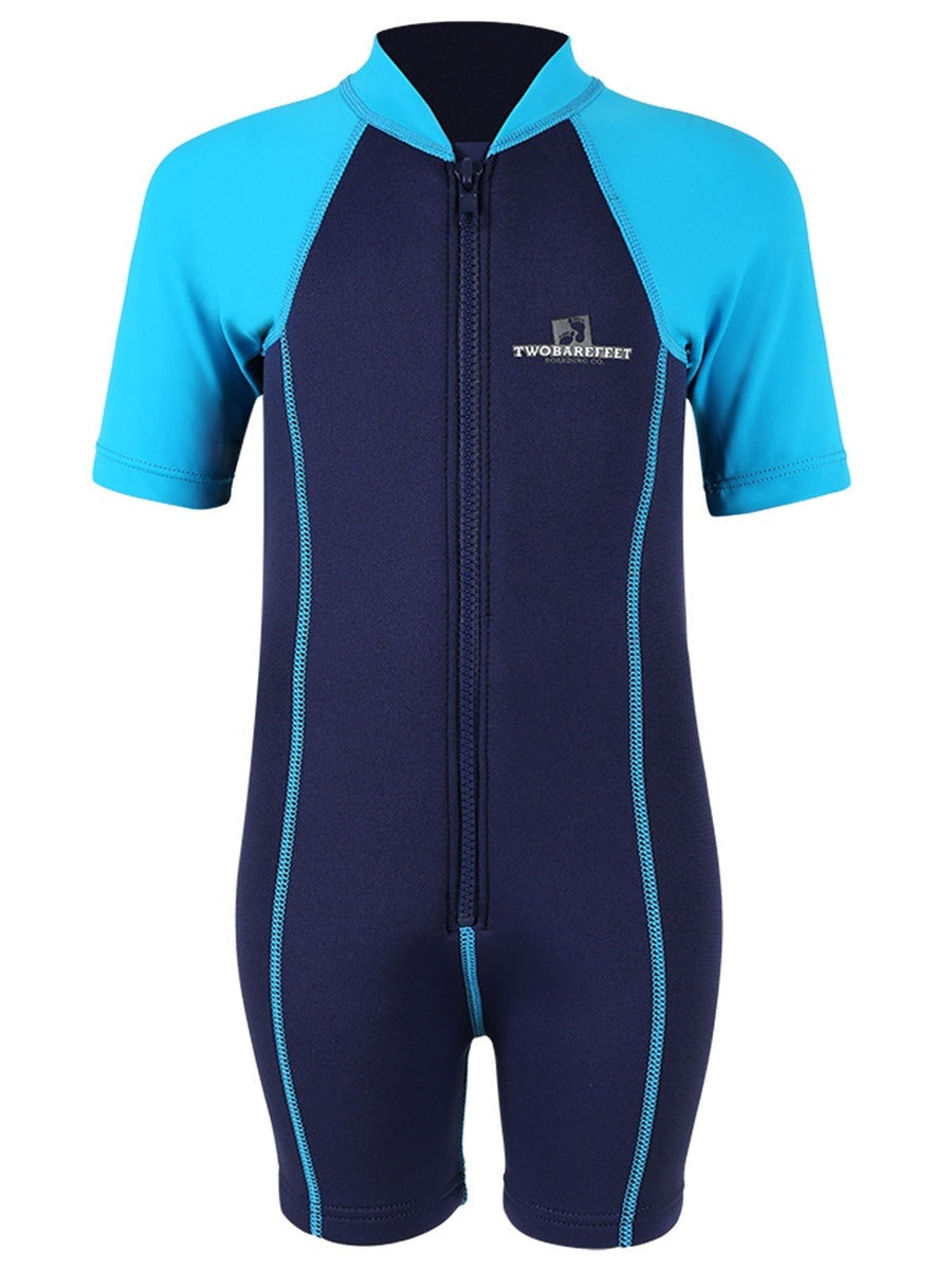 Lycra Arm Children's Wetsuit (Blue/Aqua)