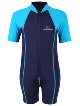 Lycra Arm Children's Wetsuit (Blue/Aqua)