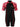 Patterned Lycra Arm Children's Wetsuit (Black / Red)