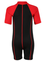 Lycra Arm Children's Wetsuit (Black/Red)