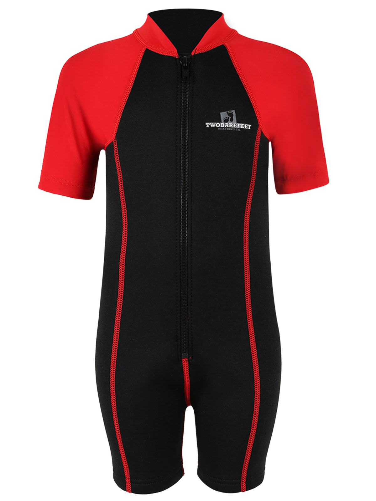 Lycra Arm Children's Wetsuit (Black/Red)
