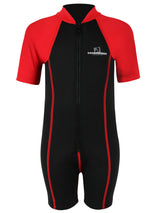 Lycra Arm Children's Wetsuit (Black/Red)
