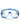 Two Bare Feet Adult Silicone Mask Set 1 (Blue)