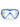 Two Bare Feet Adult Silicone Mask Set 3 (Blue)