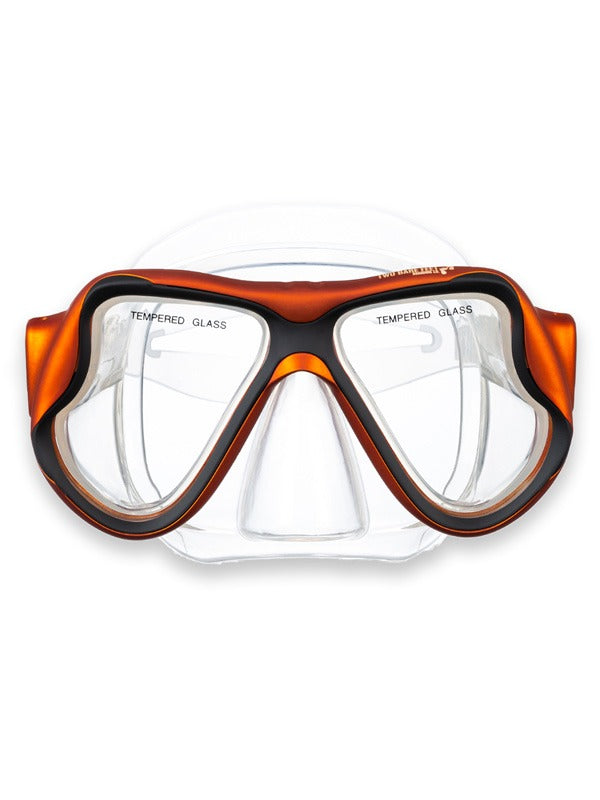 X-Dive Silicone Mask (Orange / Clear)