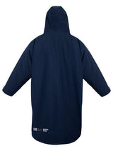 Two Bare Feet Weatherproof Changing Robe with Changing Mat (Marine Blue/Charcoal)