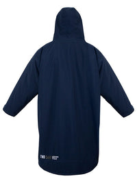 Two Bare Feet Weatherproof Changing Robe with Changing Mat (Marine Blue/Charcoal)