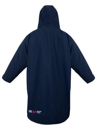 Two Bare Feet Kids Weatherproof Changing Robe with Changing Mat (Marine Blue/Raspberry)