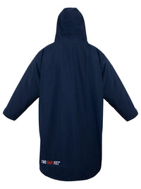 Two Bare Feet Kids Weatherproof Changing Robe with Changing Mat (Marine Blue/Red)