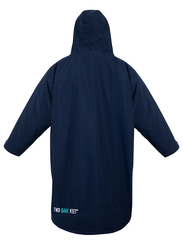 Two Bare Feet Kids Weatherproof Changing Robe with Changing Mat (Marine Blue/Teal)