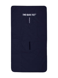 Sherpa Lined Waterproof Beach Travel Blanket (Marine Blue/Teal)