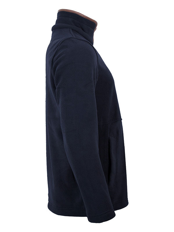 Unisex Quarter Zip Fleece (Marine Blue)