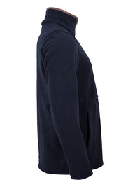 Unisex Full Zip Fleece (Marine Blue)