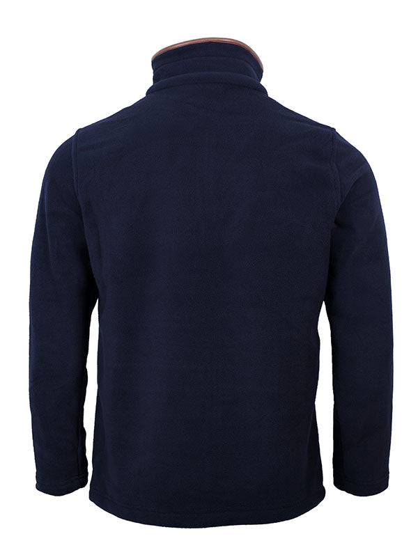 Unisex Quarter Zip Fleece (Marine Blue)