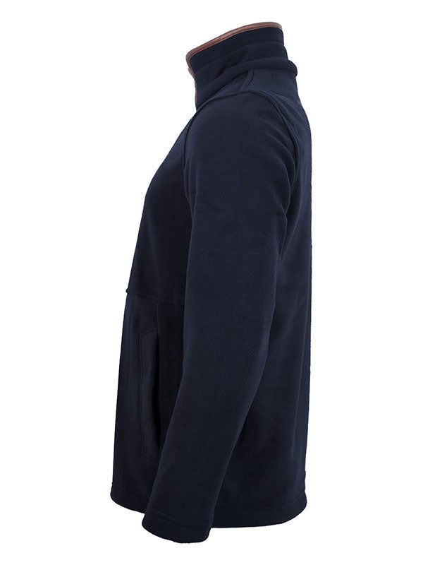 Unisex Quarter Zip Fleece (Marine Blue)