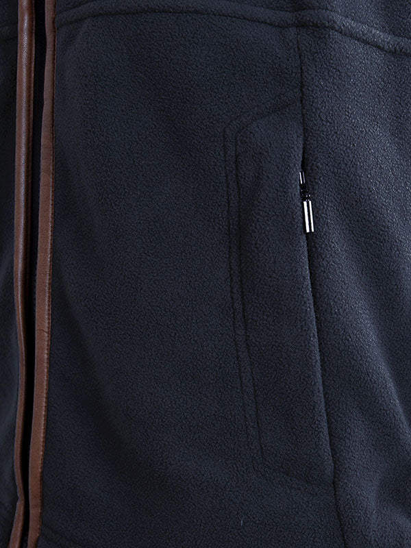 Unisex Gilet Full Zip Fleece (Marine Blue)