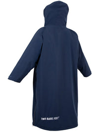 Two Bare Feet Waterproof Lightweight Riding Robe (Marine Blue/Cream)