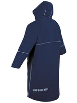 Two Bare Feet Hi-Vis Waterproof Lightweight Riding Robe (Marine Blue/Sea Green)