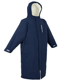 Two Bare Feet Waterproof Lightweight Riding Robe (Marine Blue/Cream)