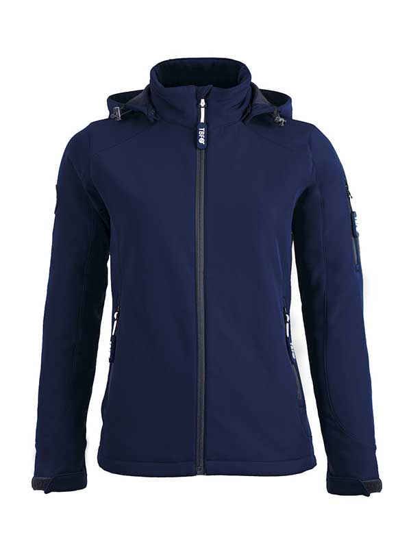 Womens Softshell Waterproof Jacket (Marine Blue)