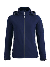 Womens Softshell Waterproof Jacket (Marine Blue)