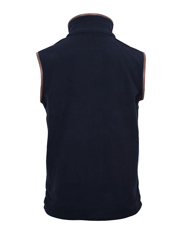 Unisex Gilet Full Zip Fleece (Marine Blue)