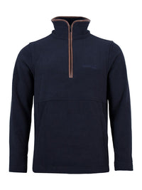Unisex Quarter Zip Fleece (Marine Blue)