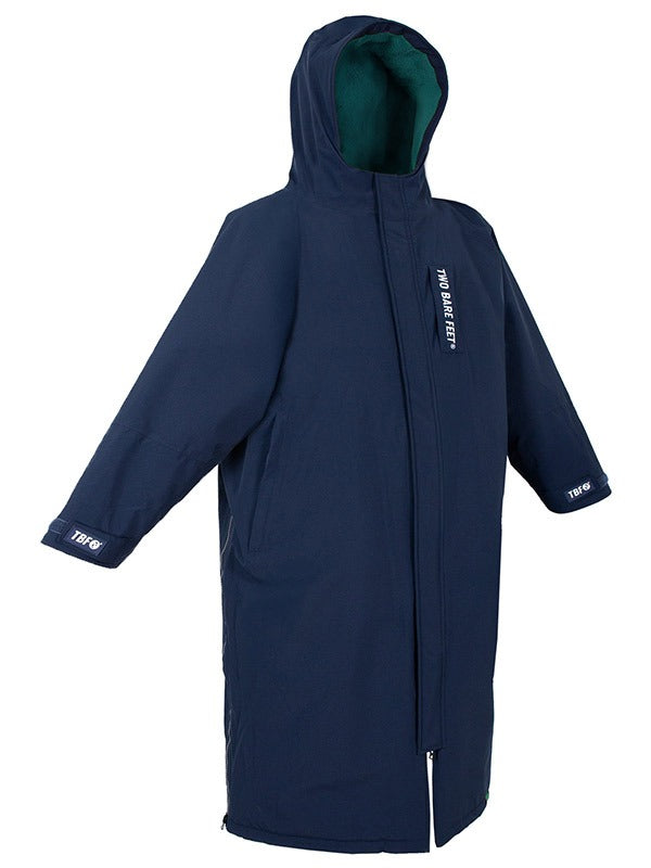 Two Bare Feet Waterproof Lightweight Riding Robe (Marine Blue/Sea Green)