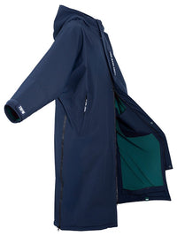 Two Bare Feet Waterproof Lightweight Riding Robe (Marine Blue/Sea Green)