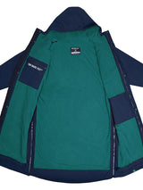 Two Bare Feet Waterproof Lightweight Riding Robe (Marine Blue/Sea Green)