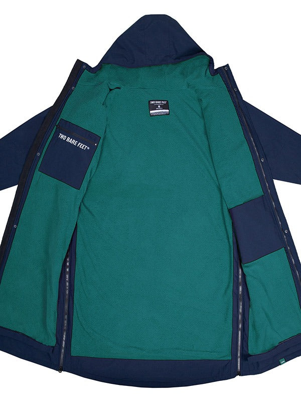 Two Bare Feet Waterproof Lightweight Riding Robe (Marine Blue/Sea Green)