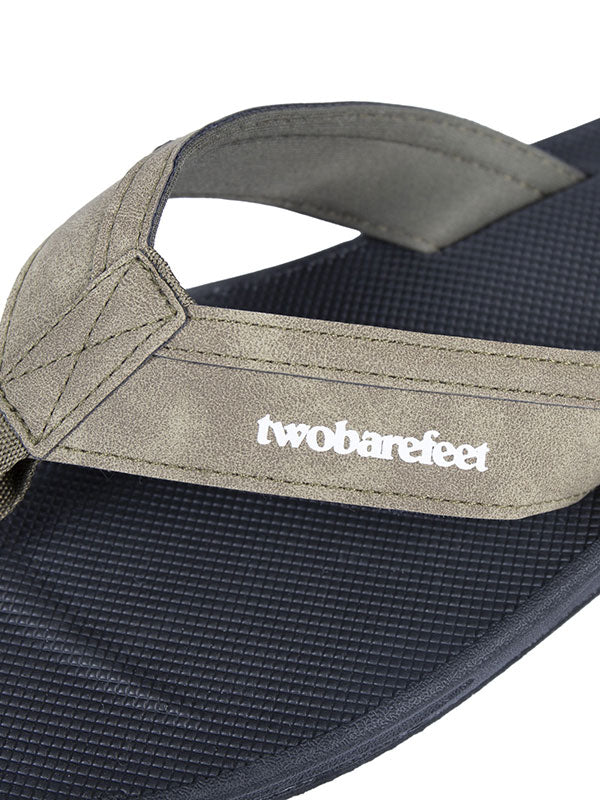 Drift Mens Flip Flops (Black/Green)