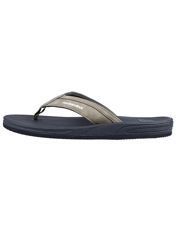 Drift Mens Flip Flops (Black/Green)