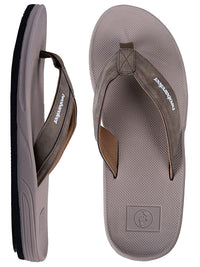 Drift Mens Flip Flops (Brown)