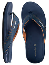 Harbour Mens Flip Flops (Blue)