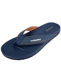 Harbour Mens Flip Flops (Blue)