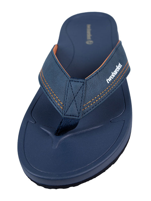 Harbour Mens Flip Flops (Blue)
