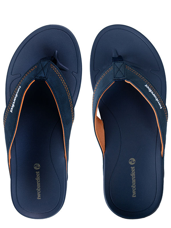 Harbour Mens Flip Flops (Blue)