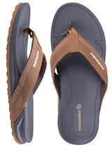 Harbour Mens Flip Flops (Brown)