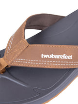 Harbour Mens Flip Flops (Brown)