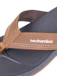 Harbour Mens Flip Flops (Brown)