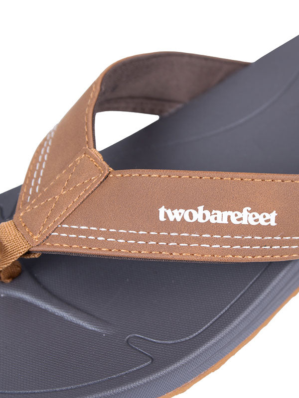 Harbour Mens Flip Flops (Brown)