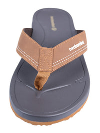 Harbour Mens Flip Flops (Brown)