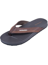 Harbour Mens Flip Flops (Dark Brown)
