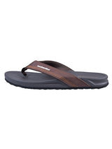 Harbour Mens Flip Flops (Dark Brown)