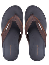 Harbour Mens Flip Flops (Dark Brown)