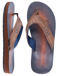 Offshore Mens Flip Flops (Brown)