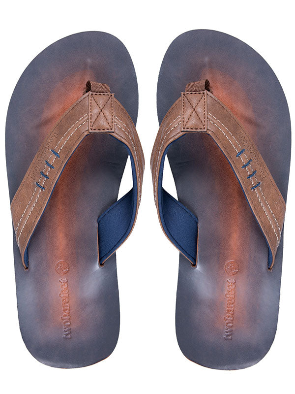 Offshore Mens Flip Flops (Brown)